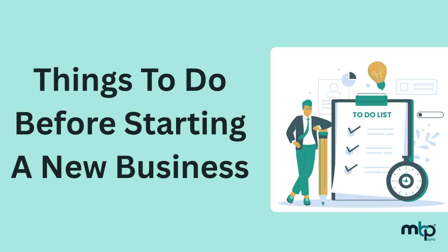 To Do list before starting new business