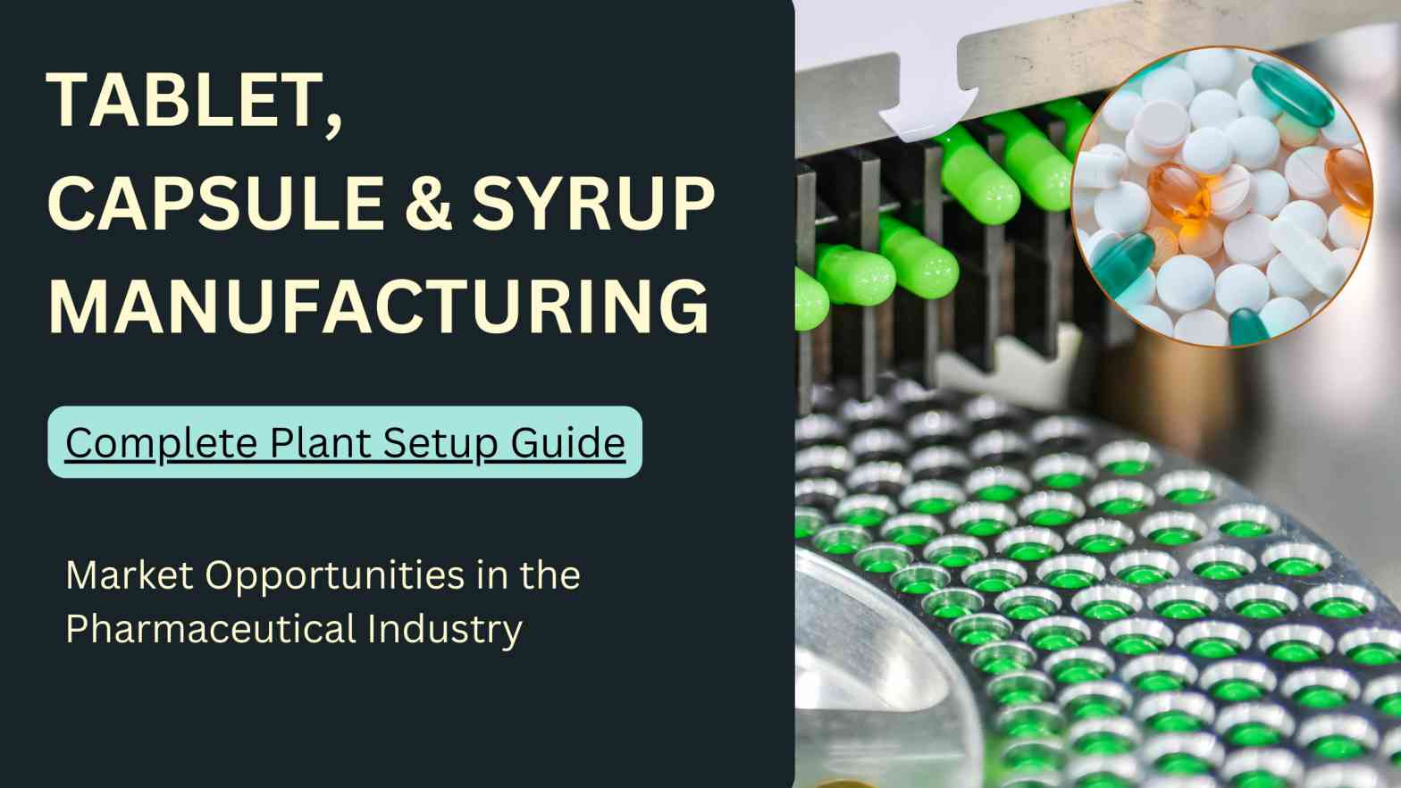 How to Start Tablet, Capsule & Syrup Manufacturing Business