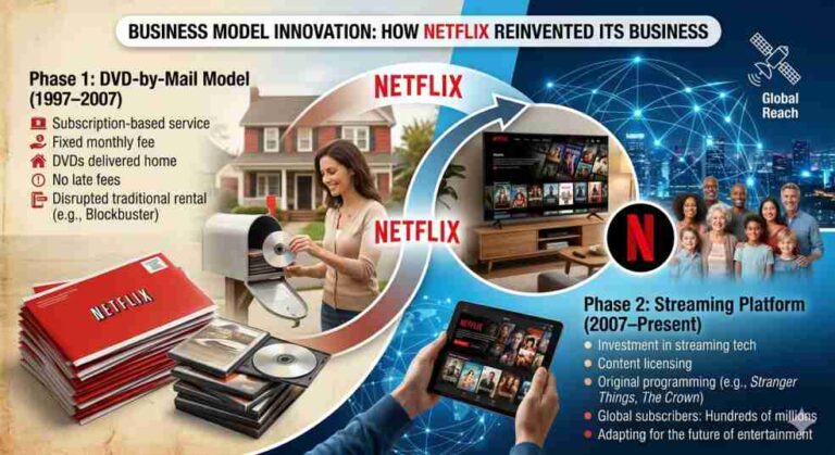 Netflix Case study for business model