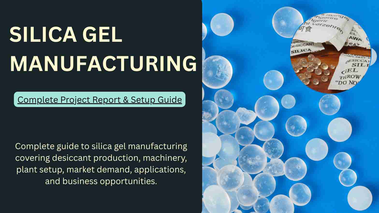 how to start a silica gel manufacturing business